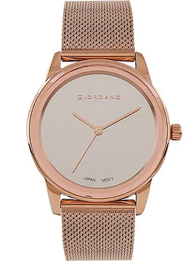 Giordano Analog Silver Dial Women'S Watch Gd-2069-22