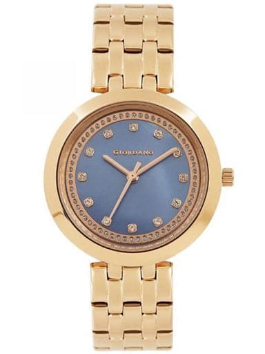 Giordano Analog Blue Dial Women'S Watch 2821-33