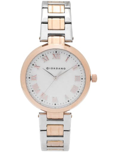 Giordano Analog White Dial Women'S Watch 2846-55