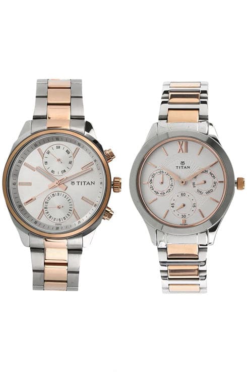 Titan Bandhan White Dial Analog Watches Np17332570Km01