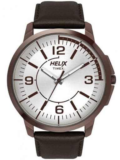 Helix Analog Silver Dial Men'S Watch Tw027Hg17
