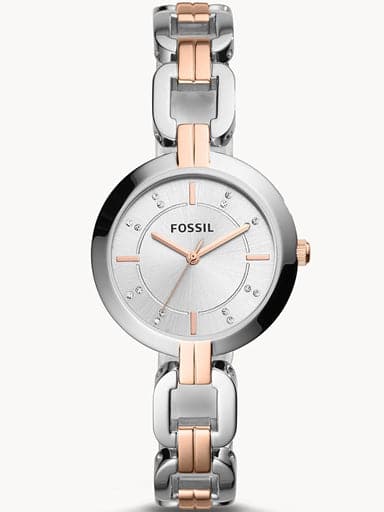 Fossil Kerrigan Three-Hand Two-Tone Stainless Steel Watch Bq3341I
