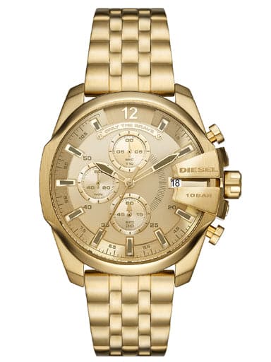 Diesel Baby Chief Analog Gold Dial Men'S Watch Dz4565I