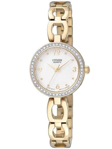 Citizen Analog White Dial Women'S Watch Ej6072-55A