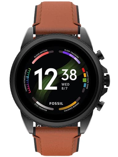 Fossil Gen 6 Smartwatch Brown Leather Watch Ftw4062I