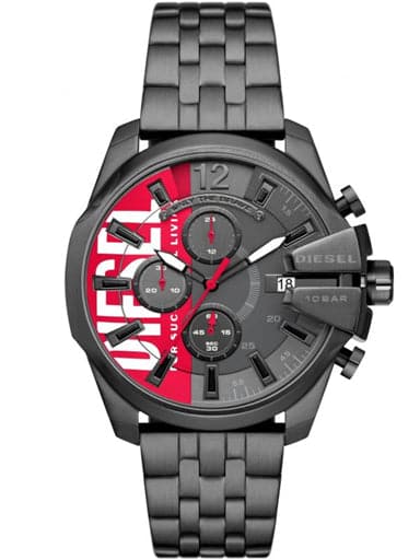 Diesel Watch Chronograph Baby Chief Stainless Steel Anthracite Dz4600