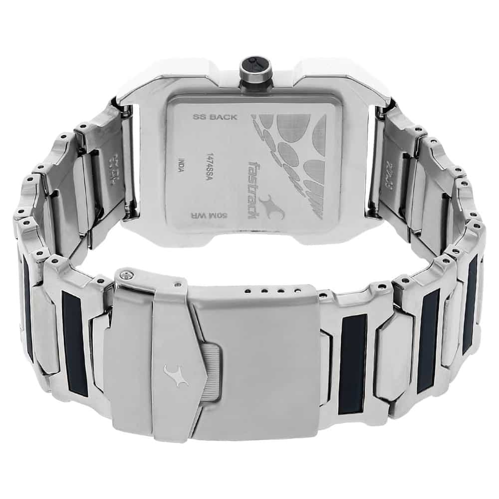 NR1474SM01 SILVER DIAL SILVER STAINLESS STEEL STRAP WATCH