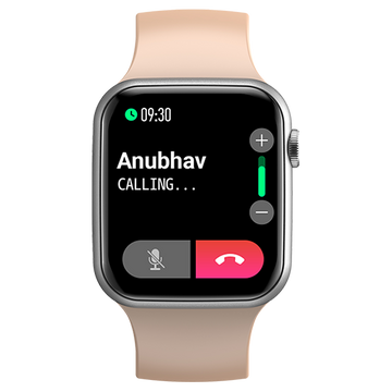 Fire-Boltt Ring Smartwatch with Bluetooth Calling BSW005 BEIGE