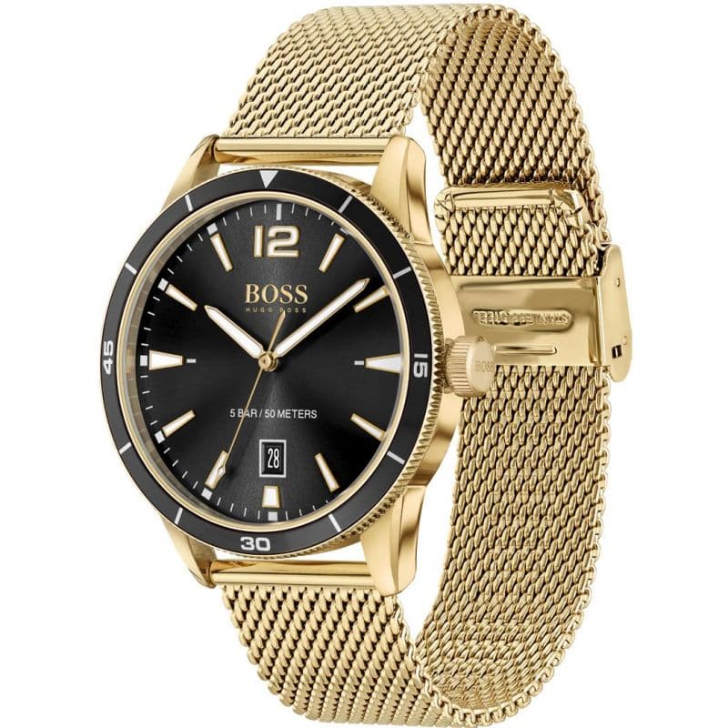 HUGO BOSS Drifter Gold & Black Watch