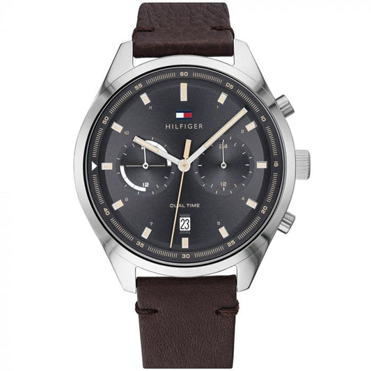 Tommy hilfiger Men Bennett Round Black Watches