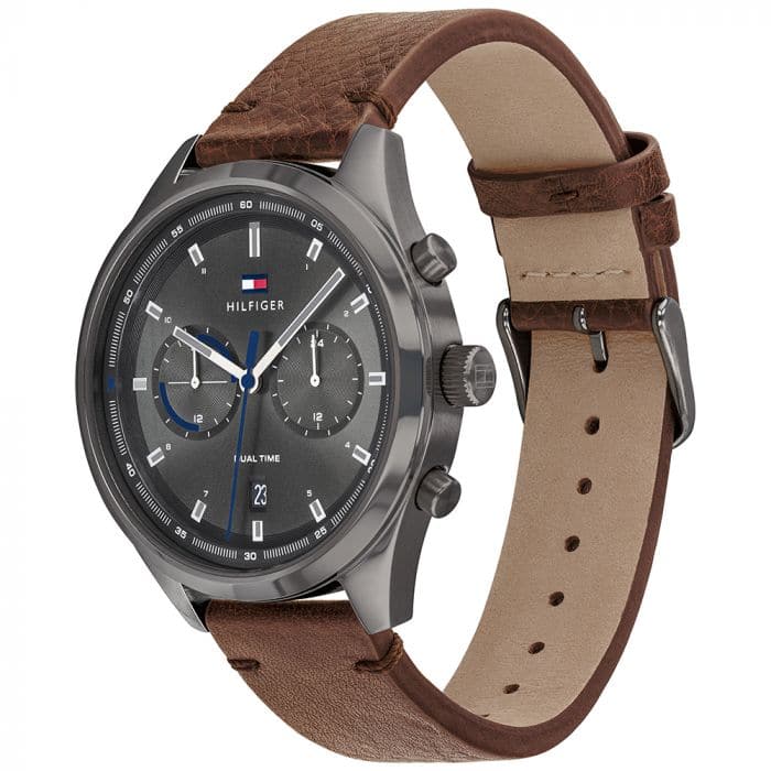 Tommy hilfiger Men Bennett Round Black Watches