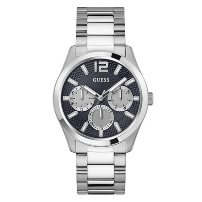 Guess Men's Wristwatch Zen Stainless Steel Silver GW0707G1