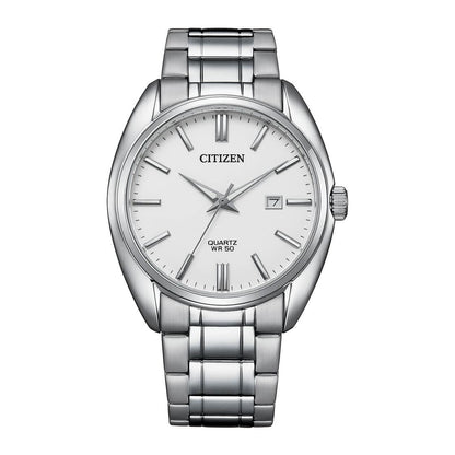 CITIZEN QUARTZ GENTS WATCH WHITE DIAL - BI5100-58A