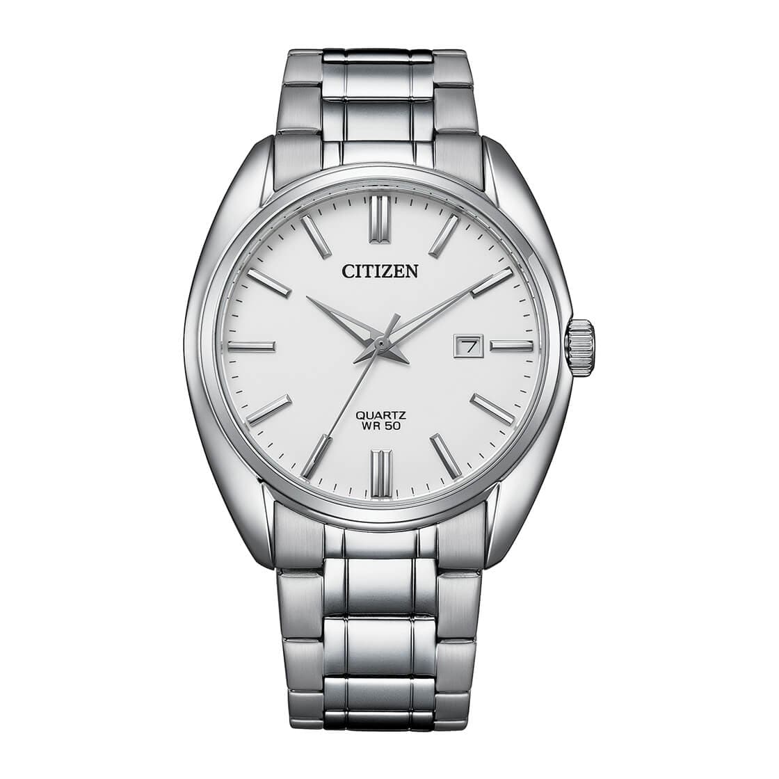CITIZEN QUARTZ GENTS WATCH WHITE DIAL - BI5100-58A