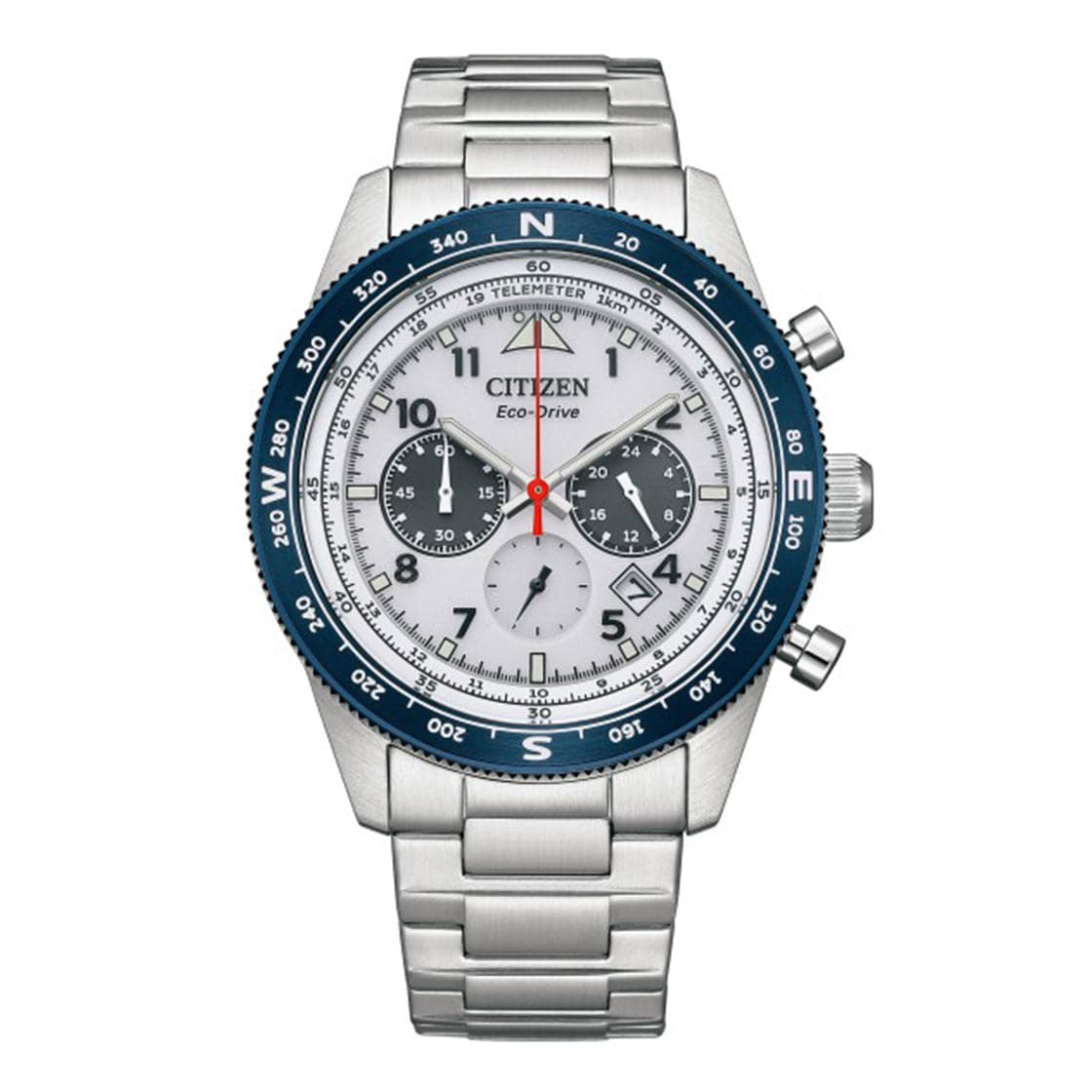 CITIZEN ECO-DRIVE GENTS WATCH GREY DIAL - CA4554-84H