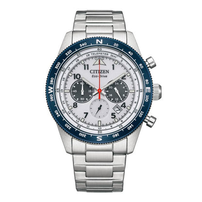CITIZEN ECO-DRIVE GENTS WATCH GREY DIAL - CA4554-84H