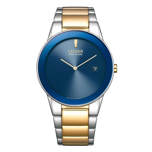 CITIZEN ECO-DRIVE GENTS WATCH BLUE DIAL - AU1064-85L