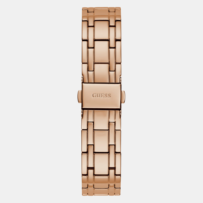 Female Rose Gold Analog Stainless Steel Watch GW0604L3