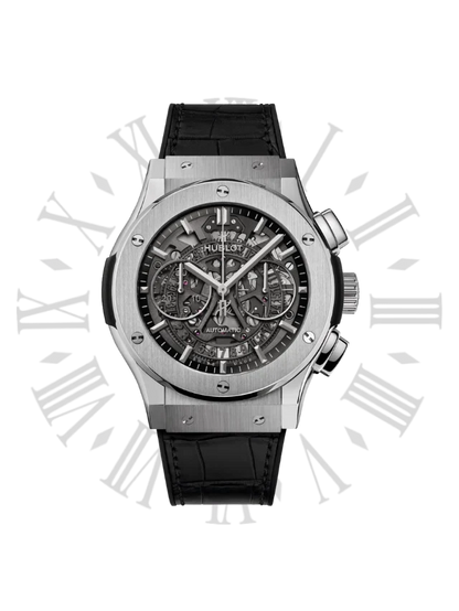 HUBLOT 525.NX.0170.LR – CLASSIC FUSION AEROFUSION TITANIUM AUTOMATIC SKELETON DIAL MEN’S WATCH