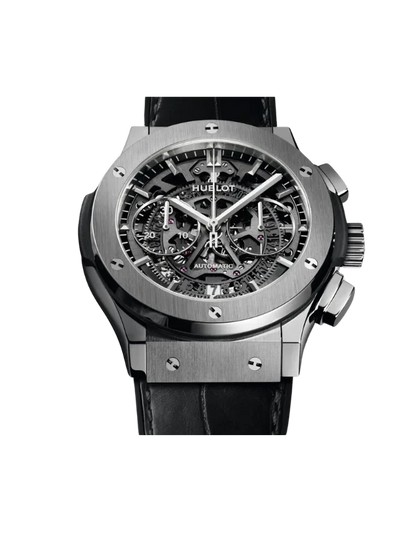 HUBLOT 525.NX.0170.LR – CLASSIC FUSION AEROFUSION TITANIUM AUTOMATIC SKELETON DIAL MEN’S WATCH