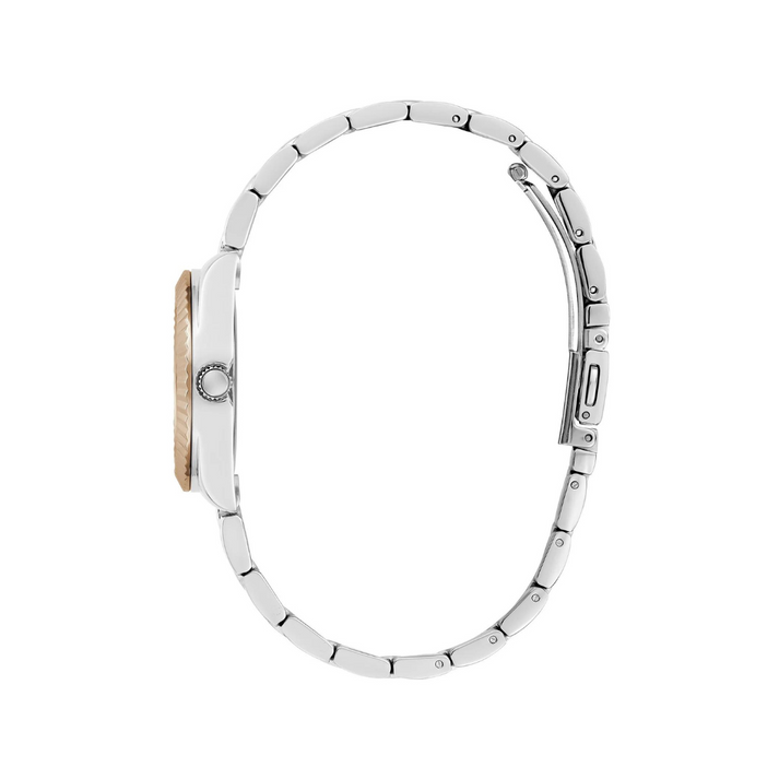 Guess Women's Watch Silver & Rose Gold Tone Case Quartz GW0687L3