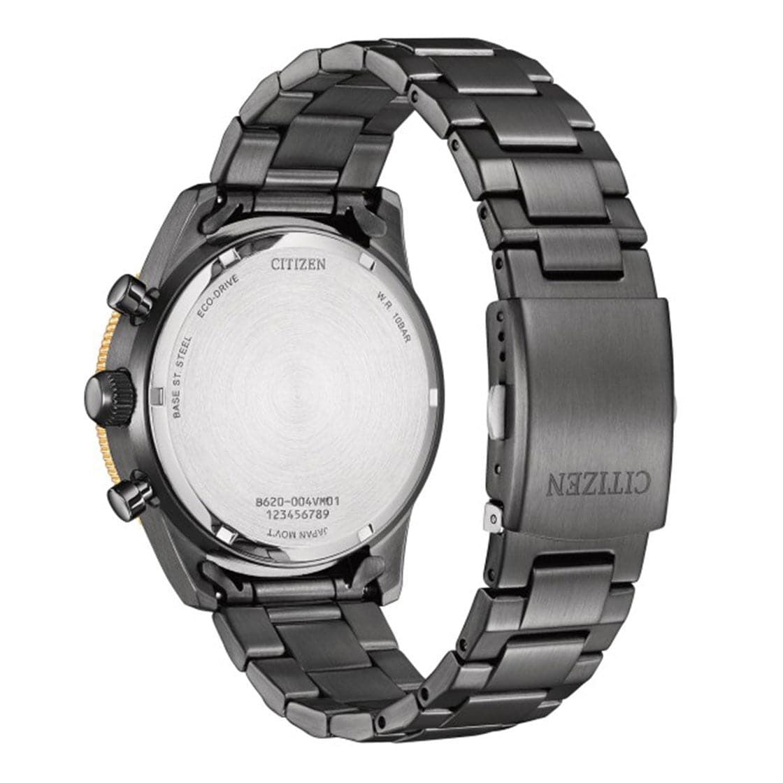 CITIZEN ECO-DRIVE GENTS WATCH BLACK DIAL - CA4556-89E