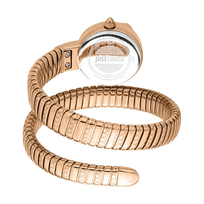 Just Cavalli Women Cerchio Snake Green Round Dial Analog Watch - JC1L301M0055