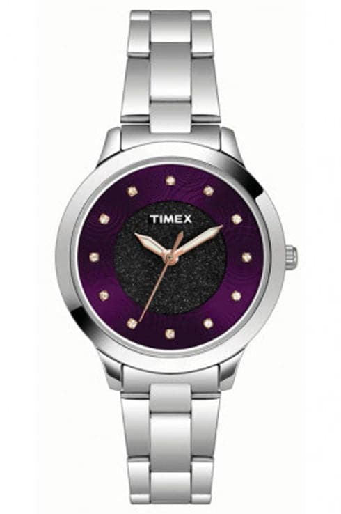 Timex Fashion Purple Dial Women Watch Tw000T614