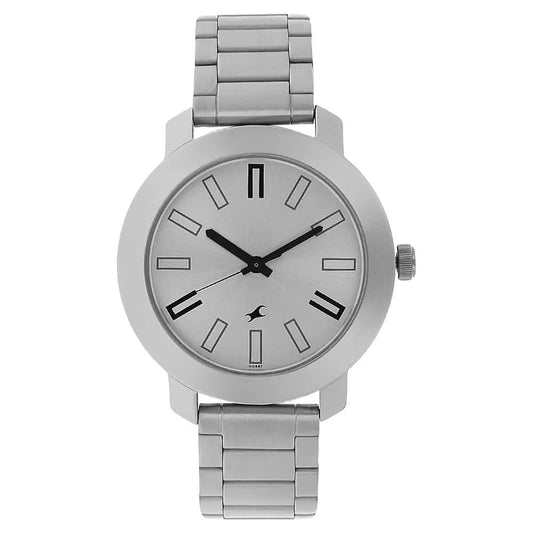 NR3120SM01 SILVER DIAL SILVER STAINLESS STEEL STRAP WATCH