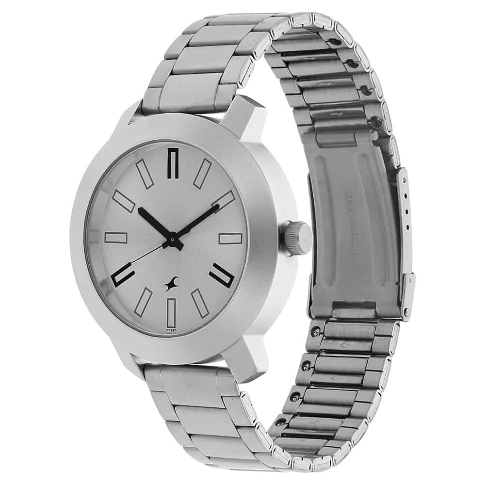 NR3120SM01 SILVER DIAL SILVER STAINLESS STEEL STRAP WATCH