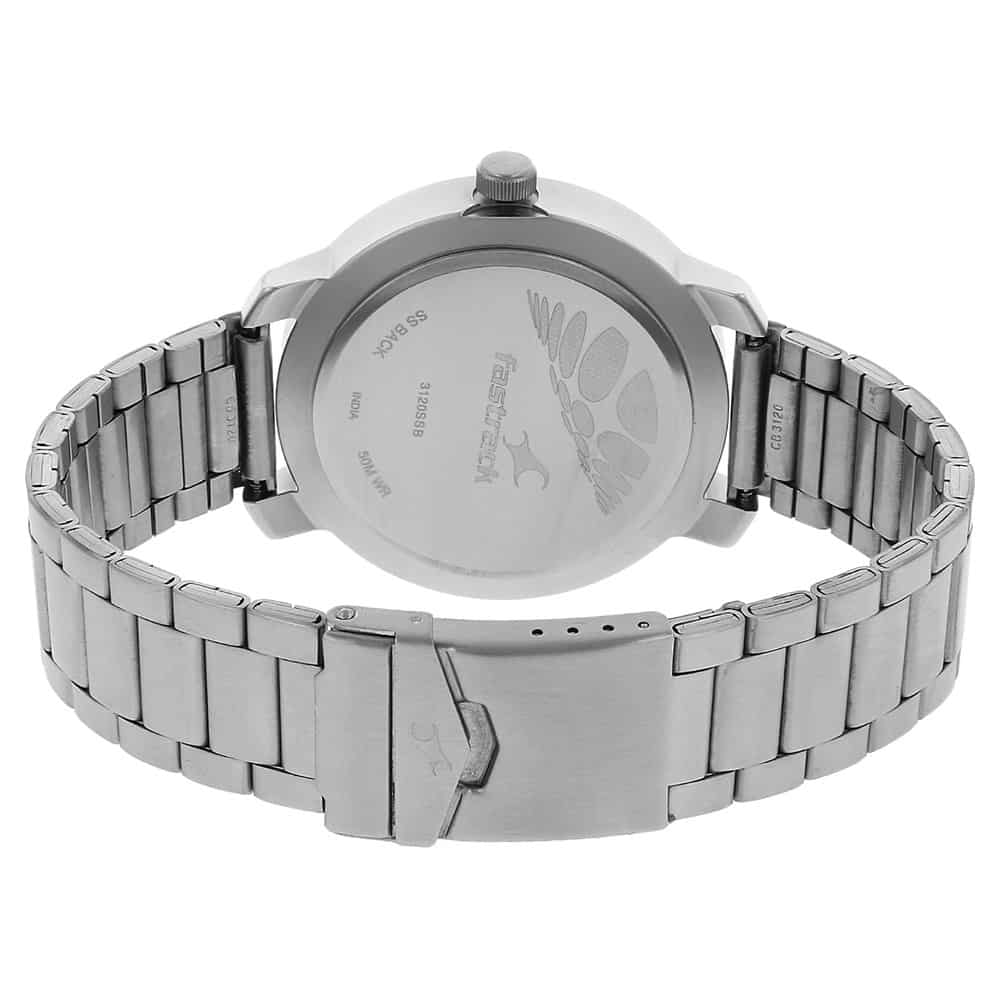 NR3120SM01 SILVER DIAL SILVER STAINLESS STEEL STRAP WATCH