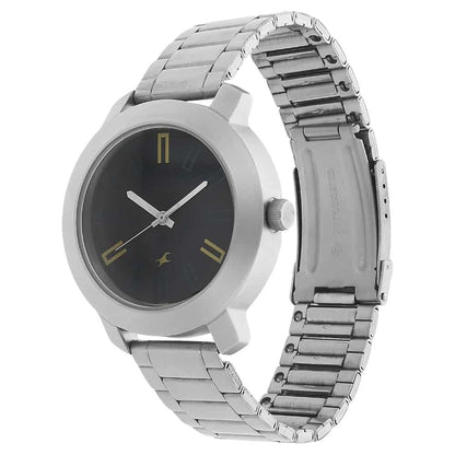 NR3120SM02 BLUE DIAL SILVER STAINLESS STEEL STRAP WATCH