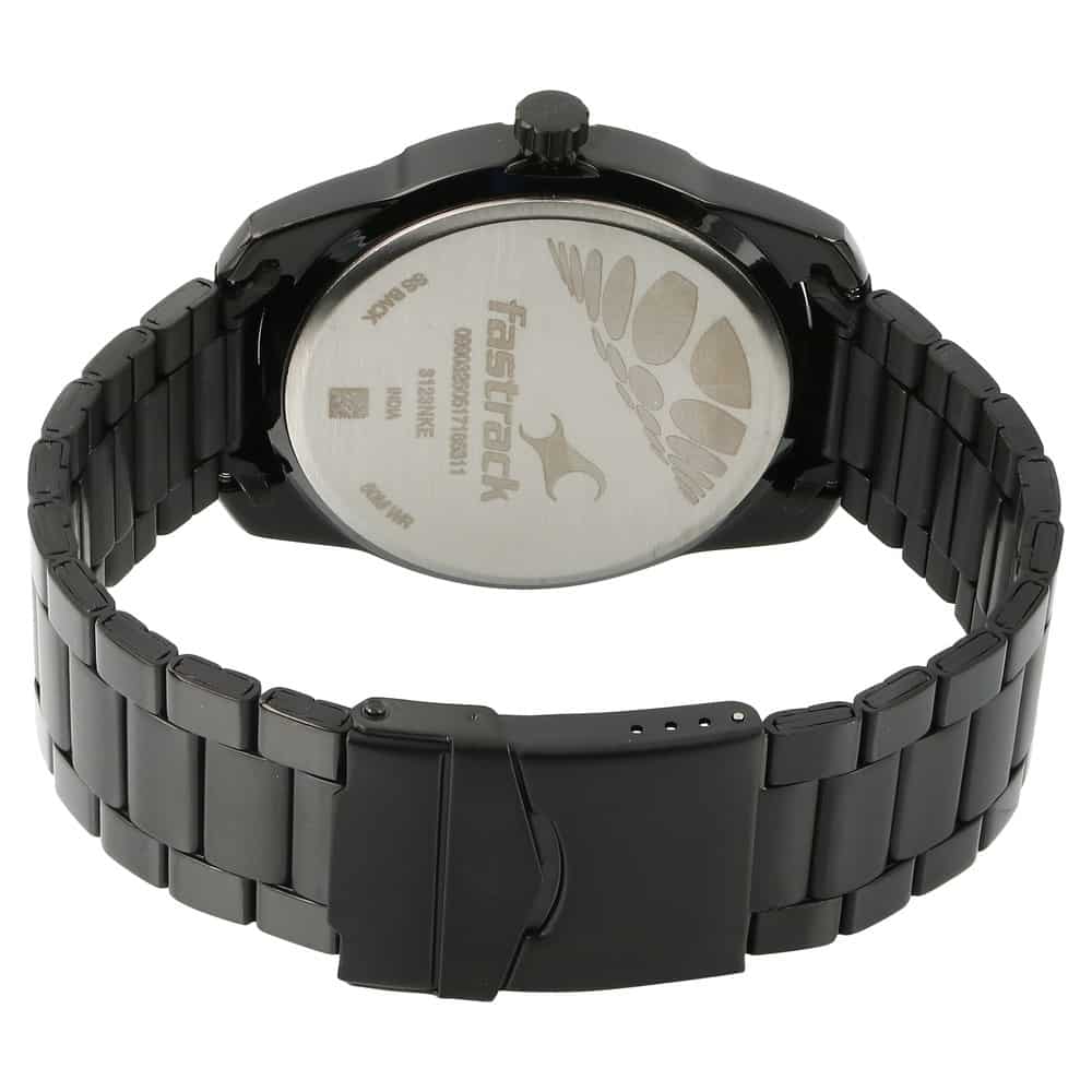 NR3123NM01 ALL NIGHTERS BLACK DIAL METAL STRAP WATCH