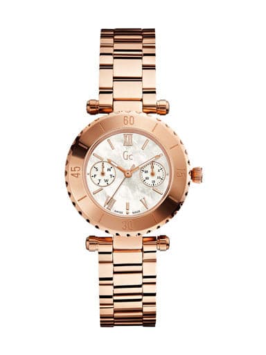 Guess 34Mm Bronze Steel Bracelet & Case Mineral Women'S Watch