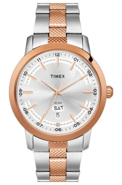 Timex Tw000G912 Silver Dial Men'S Watch