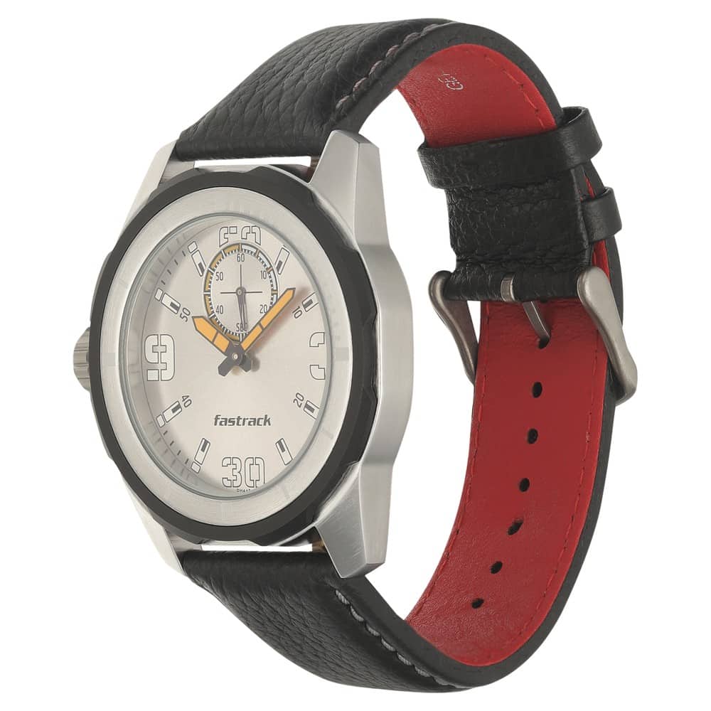 NM3166KL03 FASTRACK ANTHRACITE DIAL QUARTZ ANALOG WATCH FOR GUYS