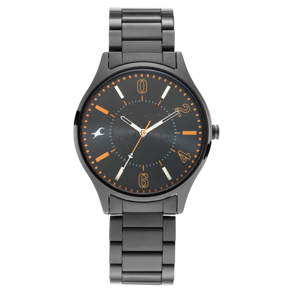 NP3237NM01 TRIPSTER BLACK DIAL STAINLESS STEEL STRAP WATCH