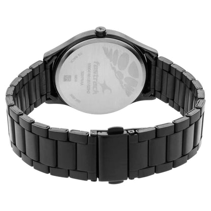 NP3237NM01 TRIPSTER BLACK DIAL STAINLESS STEEL STRAP WATCH