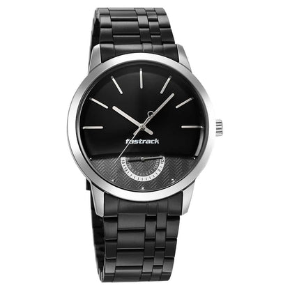 NR3289KM01 OPULENCE GRAY DIAL STAINLESS STEEL STRAP WATCH