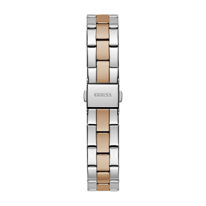 Guess Women's Watch Silver & Rose Gold Tone Case Quartz GW0725L2