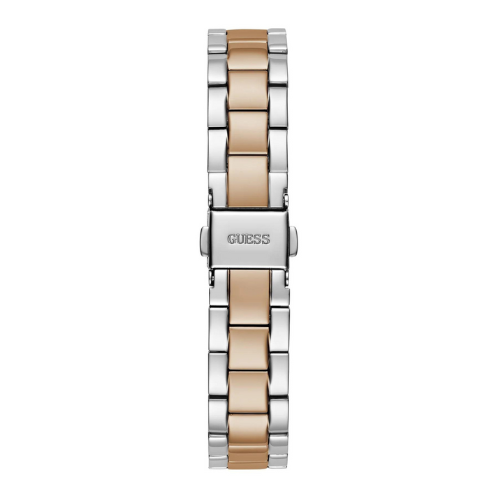 Guess Women's Watch Silver & Rose Gold Tone Case Quartz GW0687L3