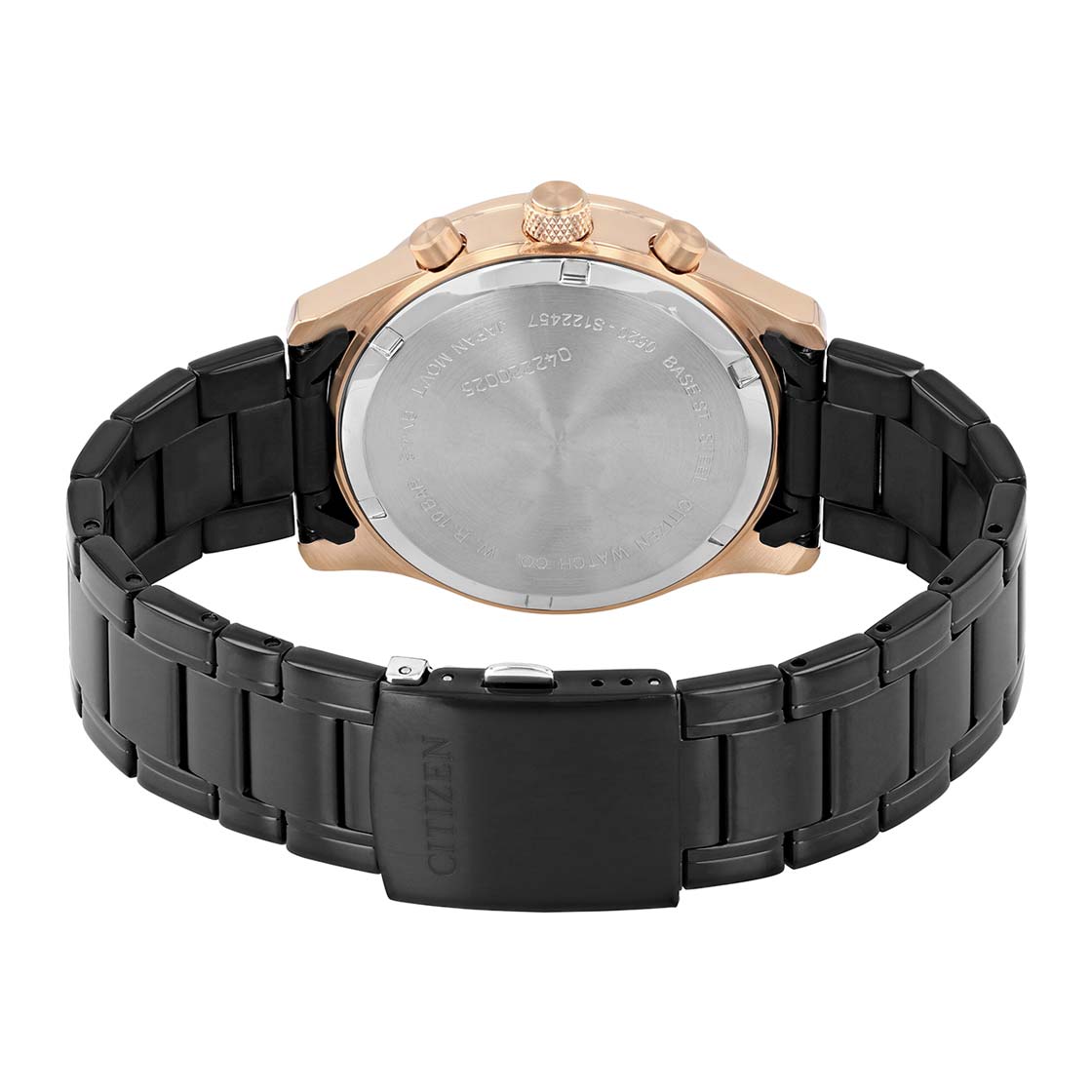 CITIZEN QUARTZ GENTS WATCH BLACK DIAL - AN8196-55E
