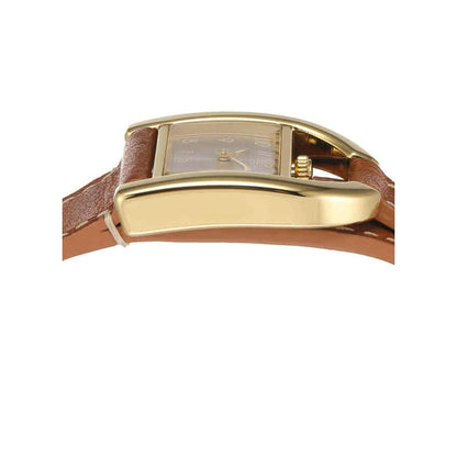 Fossil Harwell 28 Mm White Dial Leather Analog Watch For Women - Es5264I