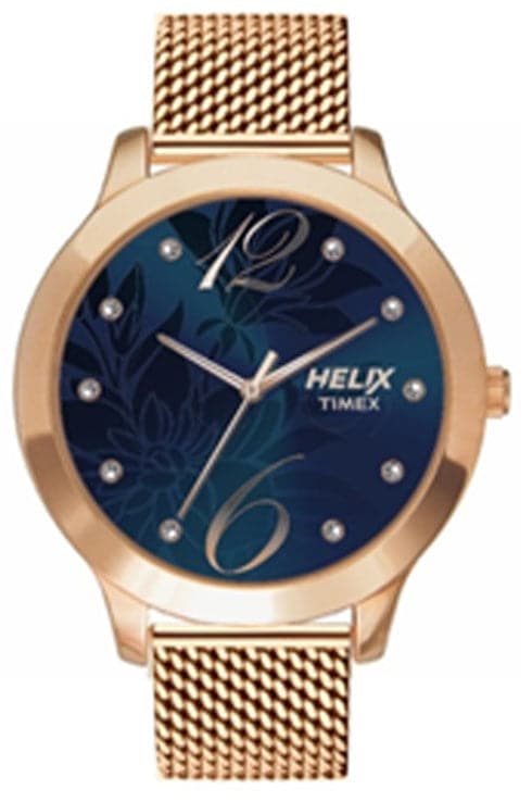 Timex Helix Blue Dial Women Watch Tw022Hl18