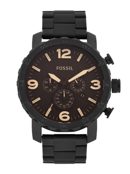 Fossil Men Brown Dial Chronograph Watch JR1356