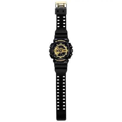 Casio G-Shock GA-110GB-1ADR Black & Gold Analog-Digital Dial Black Resin Strap Men's Watch Shock and 200M Water Resistant G339