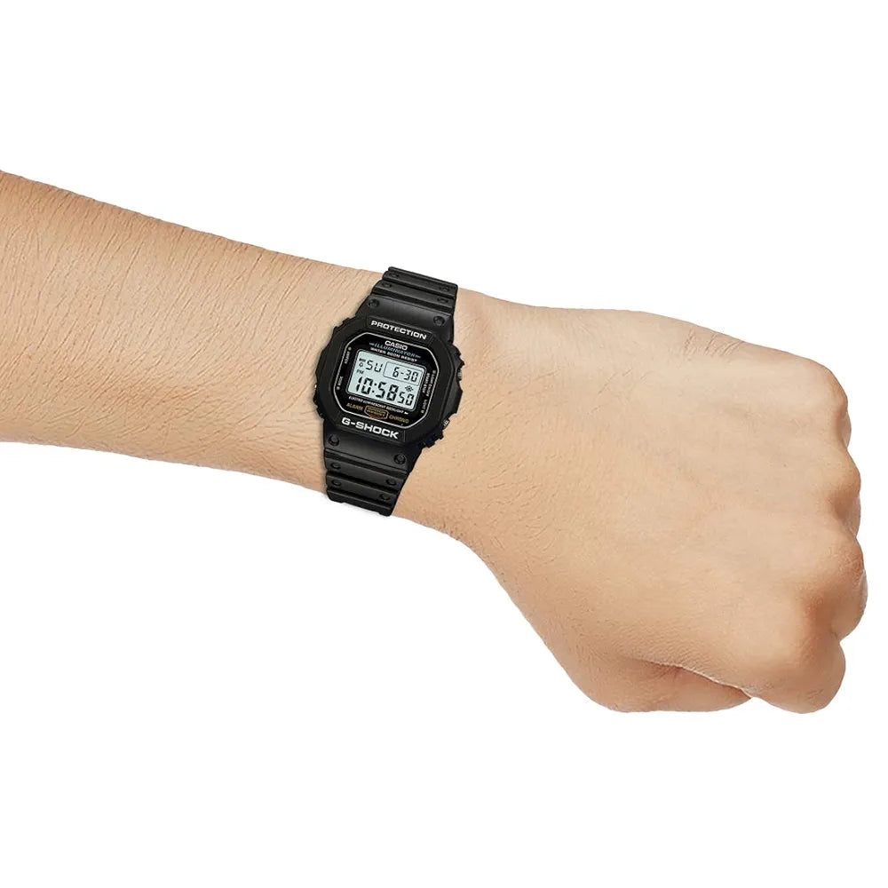 Casio G-Shock DW-5600UE-1DR Digital Dial Black Resin Strap Men's Watch Shock Resistant G1514
