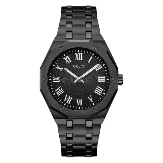 GUESS Asset Analog Watch for Men with Round Dial & Water Resistant Man's Wrist Watches