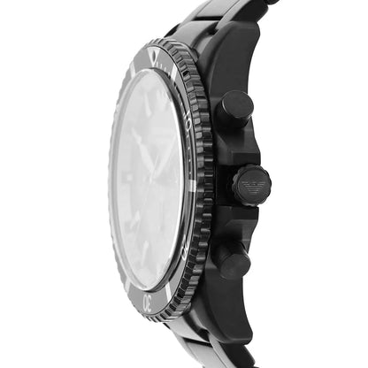 Emporio Armani Stainless Steel Analog Black Dial Men's Watch-Ar11363, Band Color-Black
