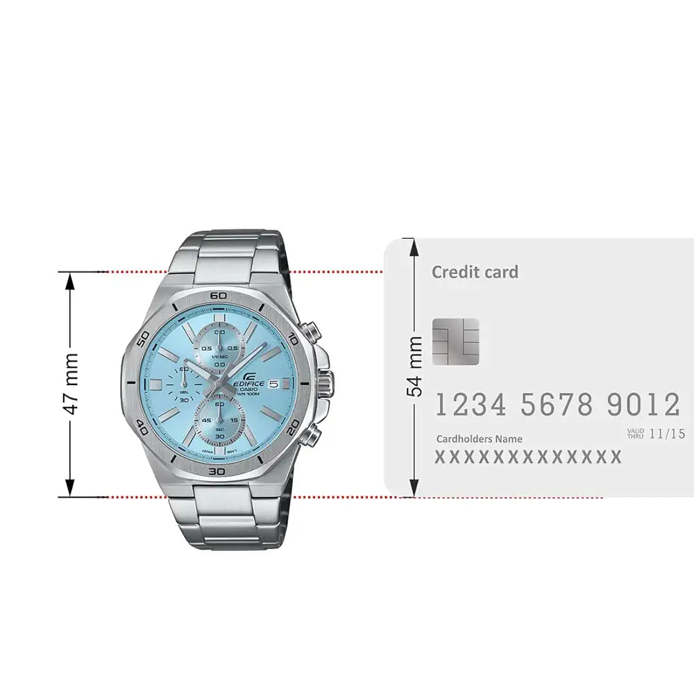 Casio Edifice EFV-640D-2BVUDF Analog Blue Dial Men 